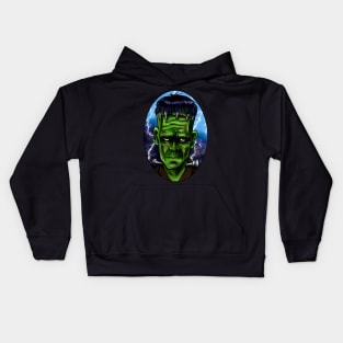 A Mad Man's Monster. Kids Hoodie